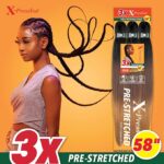 Sensationnel X-pression prestretched braiding hair - 3x braid 58 inch all kanekalon flame retardant synthetic braid for box braids and twists - Image 4