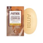 Ambi Cocoa Butter Cleansing Bar, 3.5 Ounce/ Ambi Black Soap Cleansing Bar, Deep Cleansing, Moisturizing Formula with Shea Butter + Vitamin E for Oily & Combination Skin, 3.5 OZ - Image 12