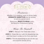 Sensationnel Drawstring Ponytail With Bun Glamora Glam Updo Unit 5 - Image 5