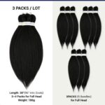 Authentic Studio Limited 100% Kanekalon Afrelle 3X Pre-Stretched Braid 38" - Image 5