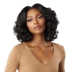 Sensationnel HD Lace Front Wig Curls Kinks N Co Glueless Kinky Edges 13X6 Kinky Body Wave 14"