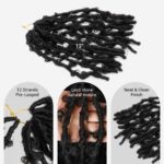 Authentic Synthetic Hair Crochet Braids Butterfly Locs 12" - Image 2