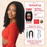 Outre Synthetic Hair Crochet Braids X-Pression Twisted Up 3X Springy Afro Twist 16" - Image 4