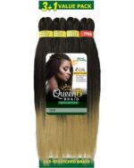 Queen B 3 + 1 Free Value Pack Braiding Hair 30 INCH - Image 3