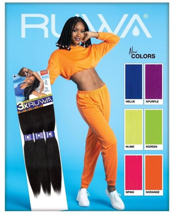 Sensationnel Synthetic Hair Braids X-Pression 3X RUWA PRE-STRETCHED Braid 24