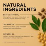 AFRICAN PRIDE CASTOR GEL/ African Pride Black Castor Miracle Hair & Scalp Sealing Oil – Hair Oil with Black Castor, Tea Tree & Soybean Oil for Moisture Lock, Scalp Relief & Growth Support | 6oz - Image 12