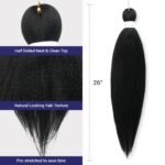 Authentic Crochet Braid B-Easy Pre Stretched Braid 26" (EZ Braid) 90g / Pack color 1 - Image 9