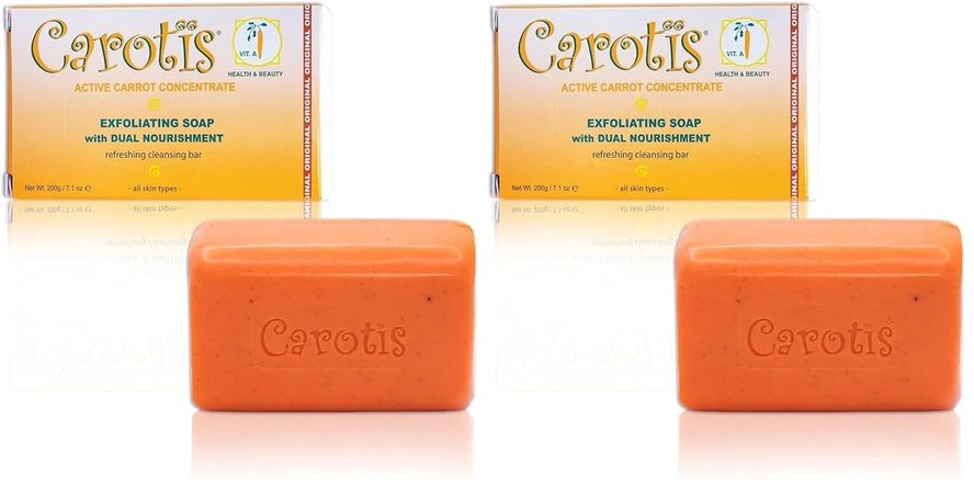 rs=w_1200,h_1200 CAROTÏS Exfoliating Soap 200g - Formulated to Restore Radiance and Eliminate Dead Skin Cells, with Vitamin A - Image 1