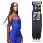 Sensationnel Ruwa prestretched braiding hair - 3x 72 inch water repellent kanekalon fast dry synthetic sports itch free