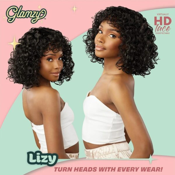 Sensationnel Glamzy Lace Crown Wig - Lizy Glueless Hand Tied CrownArea Synthetic Hair