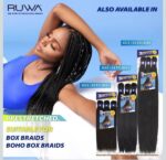 Sensationnel Crochet Braids X-Pression 3X Ruwa Pre-Stretched Braid 18 inches - Image 5