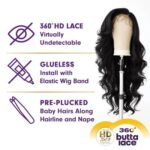 Sensationnel Butta 360 Lace Wigs - Unit 8 Side Wider Parting 360 Degree Lace Glueless Synthetic Preplucked Hairline - Image 8