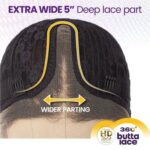 Sensationnel Butta 360 Lace Wigs - Unit 8 Side Wider Parting 360 Degree Lace Glueless Synthetic Preplucked Hairline - Image 4
