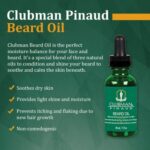 Clubman Pinaud Beard Oil for Men – Balanced Moisture for Facial Hair & Skin, Softens & Nourishes Beard, 1 oz - Image 5