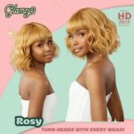 Sensationnel Glamzy Lace Crown Wig - Rosy Glueless Hand Tied CrownArea Synthetic Hair - Image 3