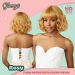 Sensationnel Glamzy Lace Crown Wig - Rosy Glueless Hand Tied CrownArea Synthetic Hair - Image 4
