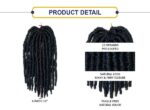 Authentic Synthetic Hair Crochet Braid U Loc Dreadloc Straight 12" - Image 10