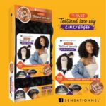 Sensationnel Curls Kinksandco Kinkyedges Wig - Kinky Ringlet Curl 14 inch Y Part Lace Natural Kinkytexture Edged Hairline for Natural 3C to 4C Hair Textures - Image 7