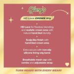 Sensationnel Glamzy Lace Crown Wig - Lizy Glueless Hand Tied CrownArea Synthetic Hair - Image 2