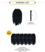 Authentic Synthetic Hair Crochet Braid U Loc Dreadloc Straight 12" - Image 9