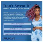 Sensationnel Ruwa prestretched braiding hair - 3x 72 inch water repellent kanekalon fast dry synthetic sports itch free - Image 10