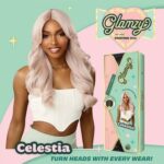 Sensationnel Glamzy Lace Part Wigs - Celestia Glueless Hand Tied Wider V Parting Synthetic Hair - Image 6
