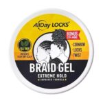 AllDay Locks Braid Gel Extreme Hold - Braiding Gel for Cornrows, Locks, & Twisting, Moisturizing Edge Control for Women & Men, Natural Formula for Extreme Hold - 5 oz - Image 5