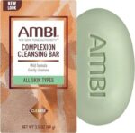 Ambi Cocoa Butter Cleansing Bar, 3.5 Ounce/ Ambi Black Soap Cleansing Bar, Deep Cleansing, Moisturizing Formula with Shea Butter + Vitamin E for Oily & Combination Skin, 3.5 OZ - Image 6