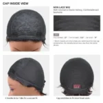 Nude Brazilian Natural Human Hair Wig Bessie - Image 4