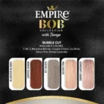 Sensationnel Human Hair Wig Empire Bob Collection with Bangs Bubble Cut - Image 4