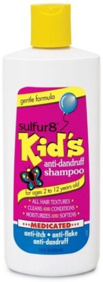 Sulfur 8 Kids Medicated Anti Dandruff Shampoo, 7.5 Ounce