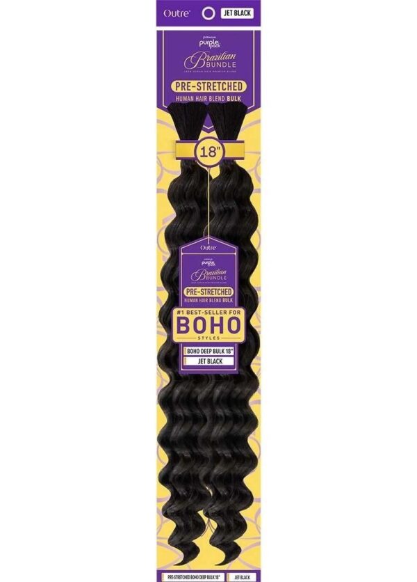 Outre Purple Pack Brazilian - Prestretched Boho Deep Bulk 18"