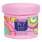 AmPro Long-Aid K7 Stimulating Scalp Care Conditioner - Tea Tree and Castor Oil Nourishes Dry Scalps - Cooling Sensation of Menthol Helps Soothe and Energize - Free of Alcohol and Dyes - 4 oz