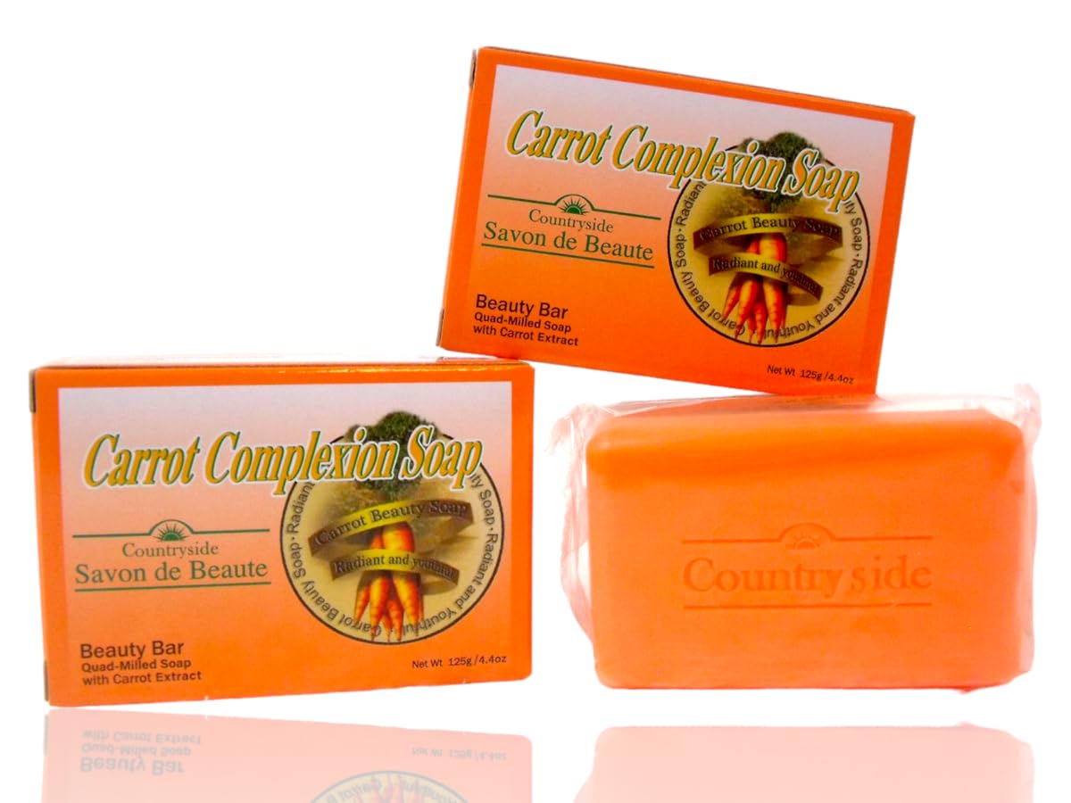 Version 1.0.0 Countryside Papaya Complexion Soap/ Countryside Carrot Complexion Soap/ Countryside Lemon Complexion Soap - Image 1