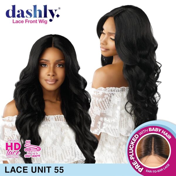 Sensationnel Dashly Lace Front Wig - Unit 55 Hand Tied Laceparting Ear to Ear Synthetic