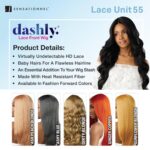 Sensationnel Dashly Lace Front Wig - Unit 55 Hand Tied Laceparting Ear to Ear Synthetic - Image 7