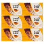 Paw Paw Skin & Body Clarifying Bar Soap Papaye Papaya Extracted with Vitamin E, 180g./6.3oz. (Pack of 6)