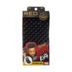 Red by Kiss Bowwow Twist King Premium Luxury Twist Styler Comb Brush, Durable Washable Alternative for Sponge for Barbers and Daily Use, Ideal for Afro, Curly, Coiled, 4C Hair