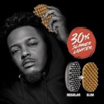 Red by Kiss Bow Wow X Twist King Luxury Twist Styler Washable and Durable Twist Brush for Afro Curl- Slim and Light (Gold) - Image 4