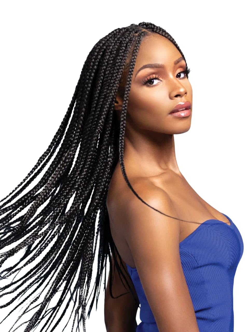 Version 1.0.0 Sensationnel Ruwa prestretched braiding hair - 3x 27 inch water repellent kanekalon fast dry synthetic sports itch free - Image 1