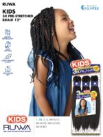 Sensationnel Ruwa 3X Pre-Stretched Kids Braid 12 - Image 3