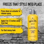 Got2b Glued Blasting Freeze Hairspray, 12 oz / Got2B Glued Styling Spiking Glue - 6 fl oz - Image 7