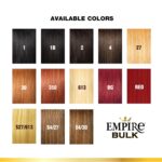 Sensationnel Empire Bulk Braiding – Deep Human Hair Braids for Knotless Boho Box or Curly Loose Wave Styles - 1 pack (18 inch) - Image 8