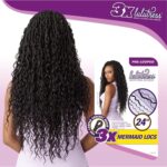 Sensationnel Lulutress crochet braiding hair - 3x mermaid locs 24 inch pre made diy all kanekalon synthetic locs twists (1 pack, T1B/RED) - Image 5