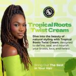 Bronner Brothers Tropical Roots Twist, CREAM 6.0 Fl Oz - Image 3