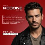 Redone Hair Wax Red 50ml | Ultra Hold & Maximum Control | High Shine Styling Wax for Men & Women | Edge Control & Non-Sticky Finish | Strawberry Scent | Professional Barber Hair - Image 4