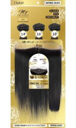 Natural Straight, Natural Body + 13x4 HD Lace Closure