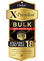 Outre X-Pression Human Bulk - Afro Kinky Curly Bulk 18" - Image 3