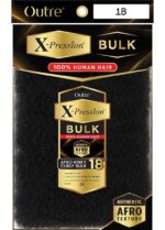 Outre X-Pression Human Bulk - Afro Kinky Curly Bulk 18" - Image 4