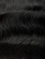 Outre MyTresses GOLD LABEL Unprocessed Human Bundle Hair-SPLASH CORK & 4x4 HD Lace Closure (14" 16" 18", Natural Black) - Image 6